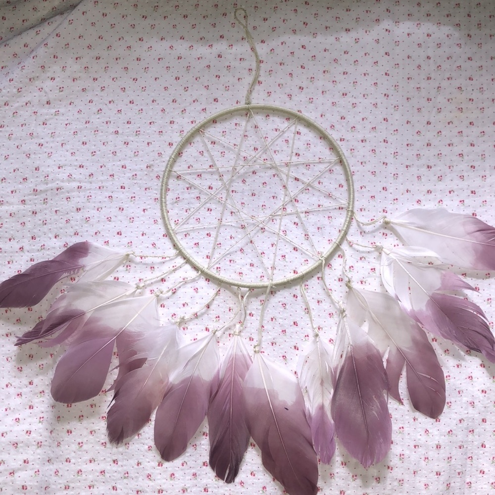 Woven Dreamcatcher With Feathers